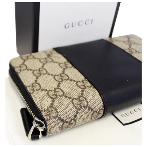 gucci monogram zip wallet|men Gucci wallet monogram authentic.